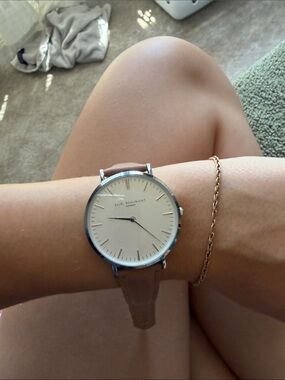 Elie Beaumont London Oxford leather watch